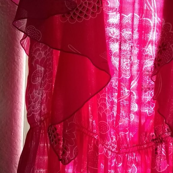 dressbarn  Pink Floral Print Blouse - Picture 3 of 5